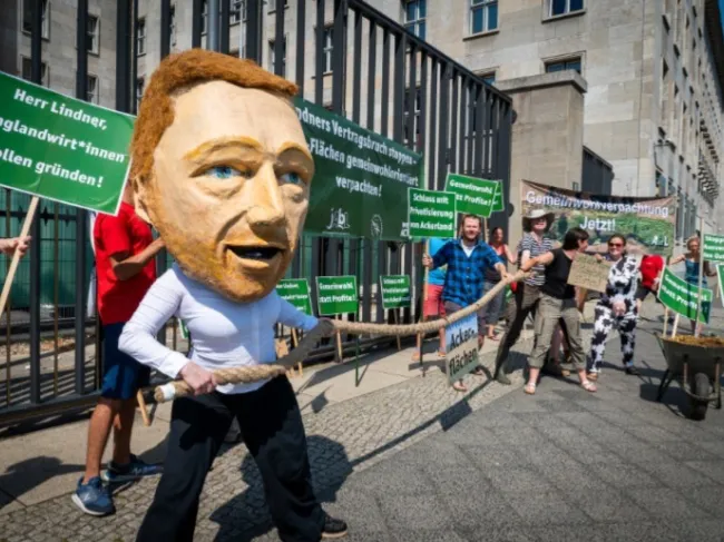Lindner protest Germany